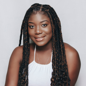 Professional woman with braided hair